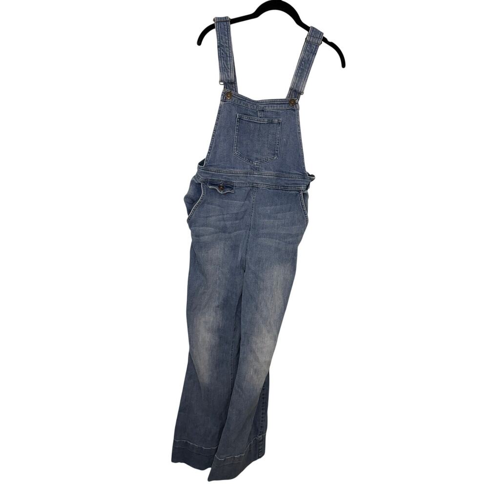 Pistola Denim Overalls Women's Size 28 Petite Medium Wash Bibs Anthropologie